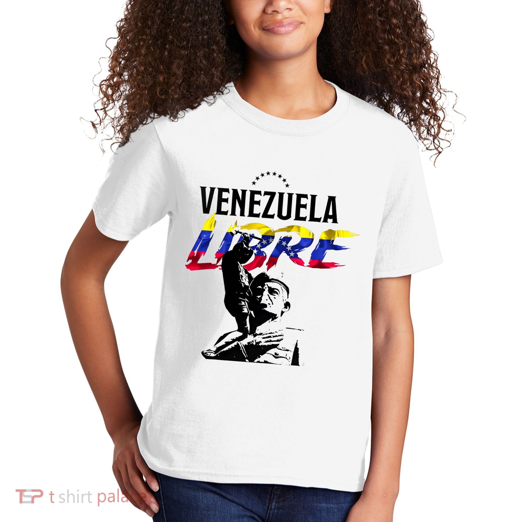 Hasta El Final Abajo Cadenas Venezuela Libre Kids T-Shirt
