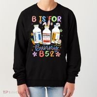 Happy Easter Funny Psych Nurse B is for B52 Not Bunny Women's Sweatshirt thumb 0