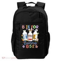 Happy Easter Funny Psych Nurse B is for B52 Not Bunny Backpack thumb 0