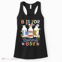 Happy Easter Funny Psych Nurse B is for B52 Not Bunny Women's Tank Top thumb 0