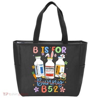 Happy Easter Funny Psych Nurse B is for B52 Not Bunny Tote Bag