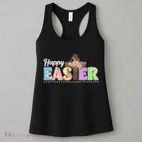 Happy Easter Flower Floral Cross Women's Tank Top thumb 3