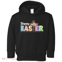 Happy Easter Flower Floral Cross Toddler Hoodie thumb 0