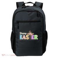 Happy Easter Flower Floral Cross Backpack thumb 0