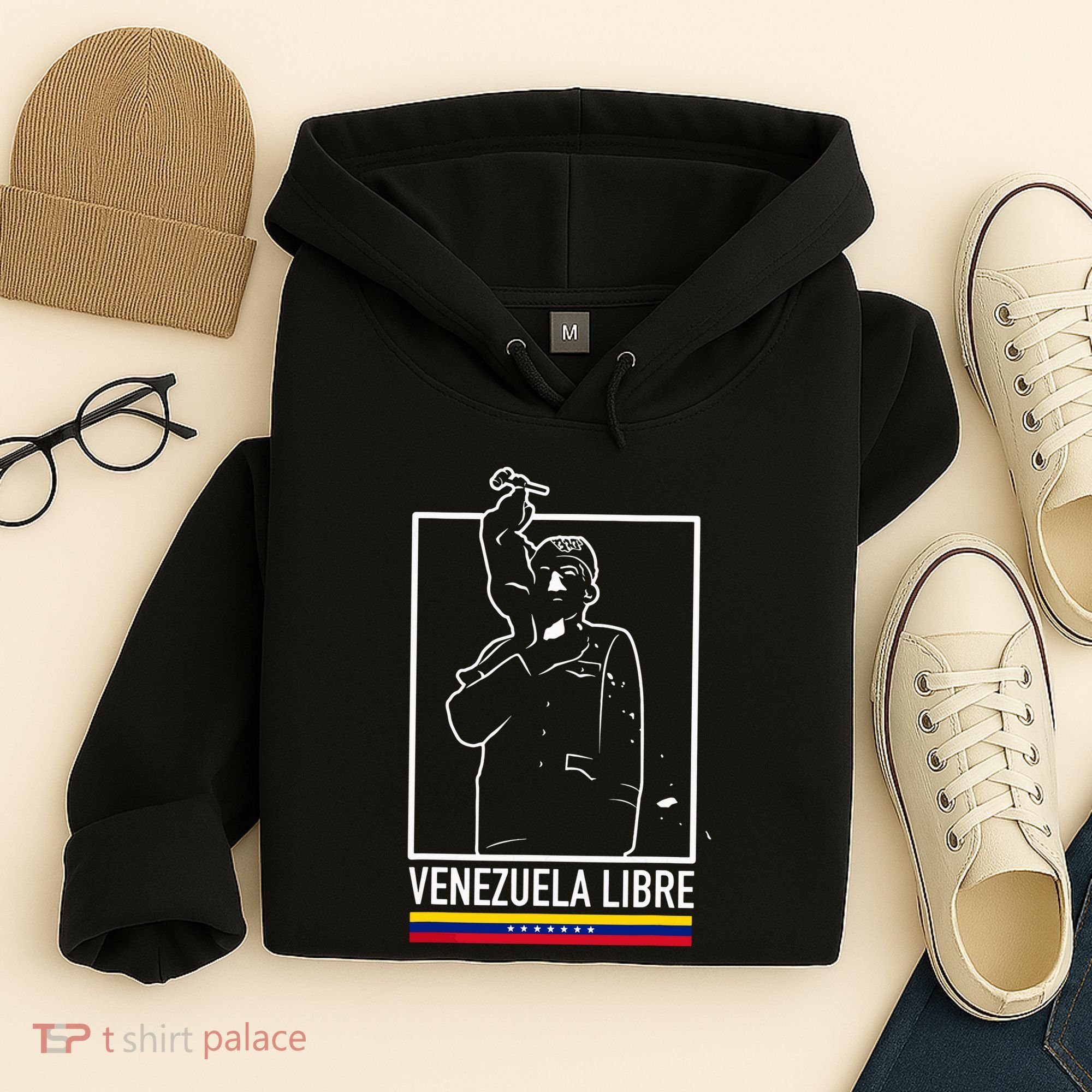 Hasta El Final Abajo Cadenas Venezuela Libre Hoodie
