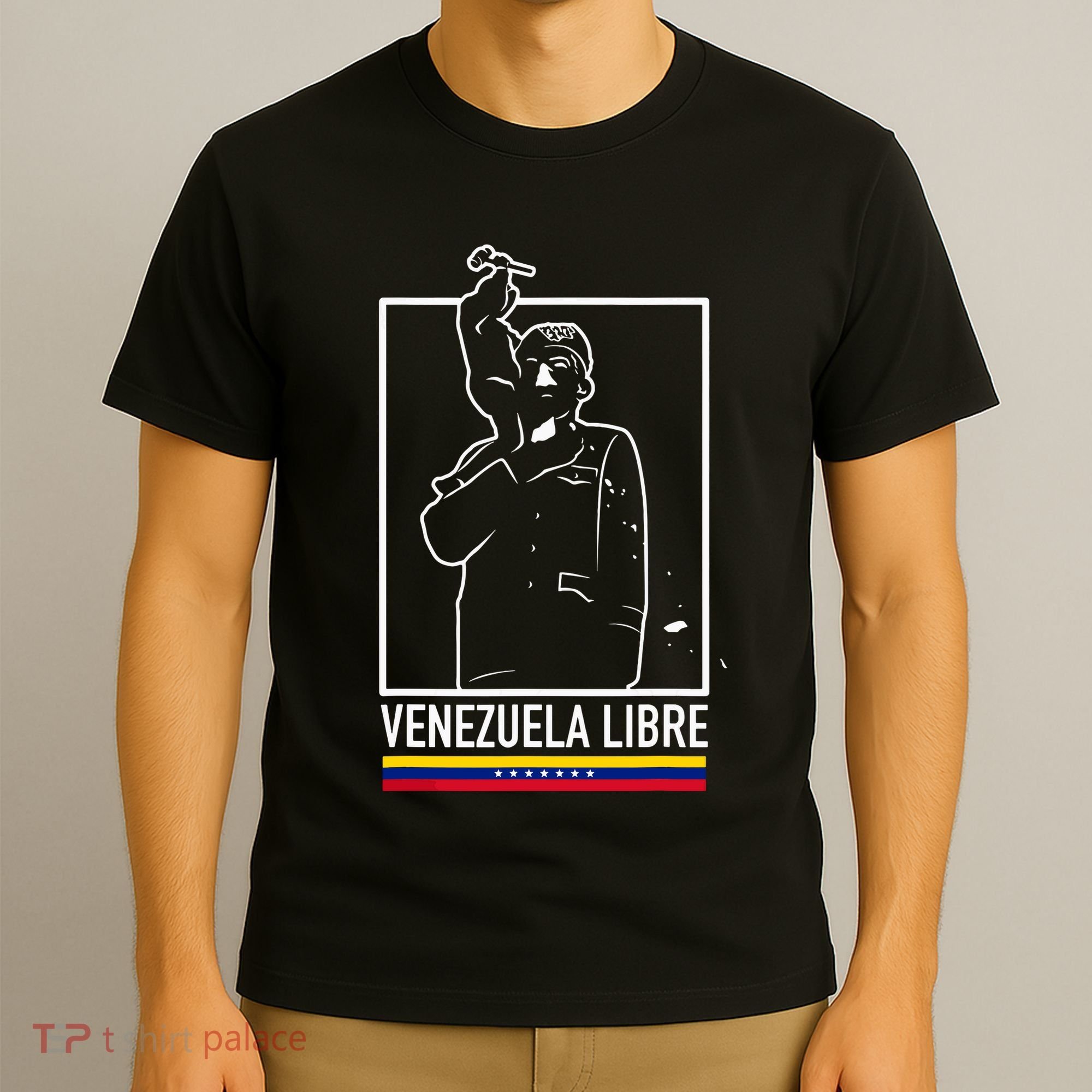 Hasta El Final Abajo Cadenas Venezuela Libre T-Shirt