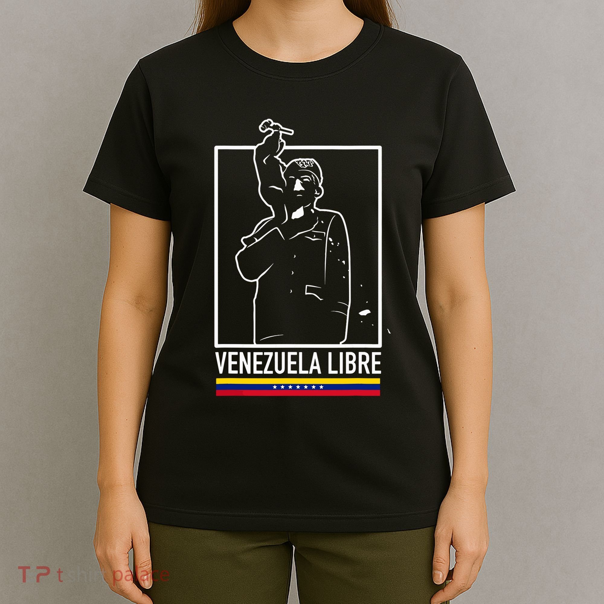 Hasta El Final Abajo Cadenas Venezuela Libre T-Shirt