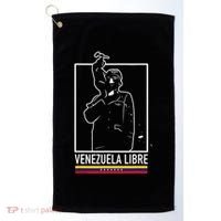 Hasta El Final Abajo Cadenas Venezuela Libre Golf Towel thumb 0