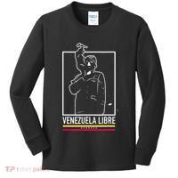 Hasta El Final Abajo Cadenas Venezuela Libre Kids Long Sleeve Shirt thumb 0