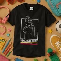 Hasta El Final Abajo Cadenas Venezuela Libre Kids T-Shirt thumb 3