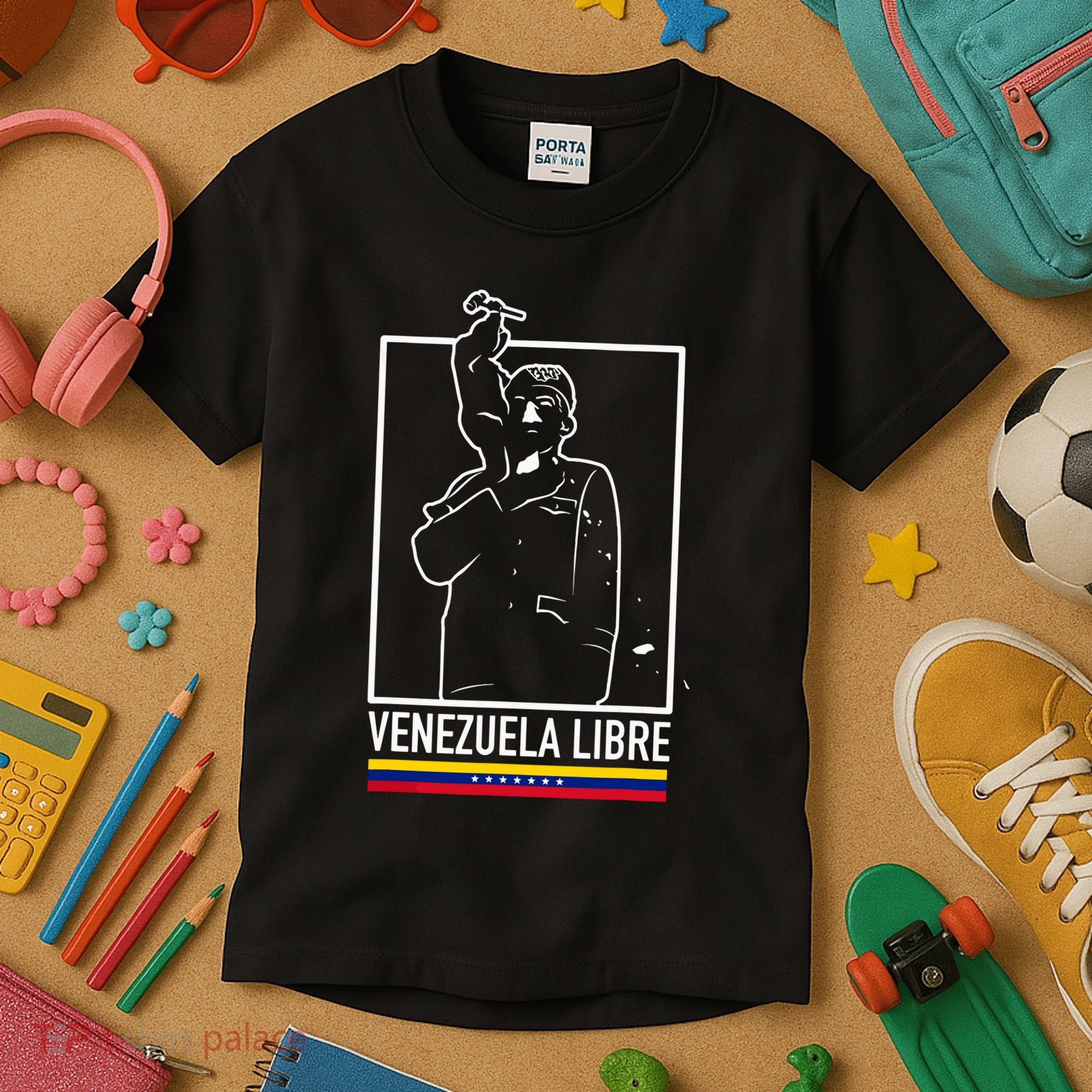 Hasta El Final Abajo Cadenas Venezuela Libre Kids T-Shirt