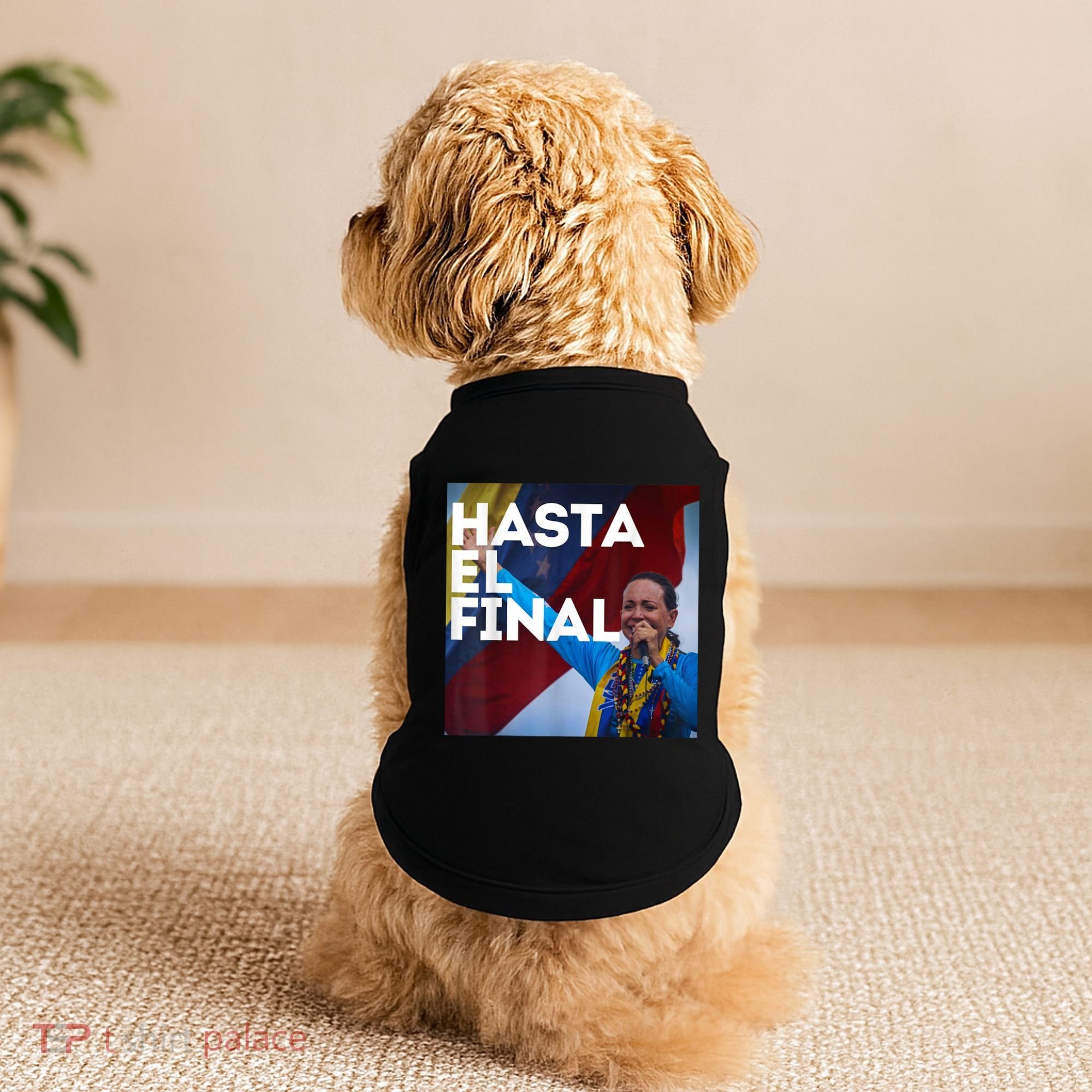 Hasta El Final Maria Corina Venezuela Libre Doggie Tank