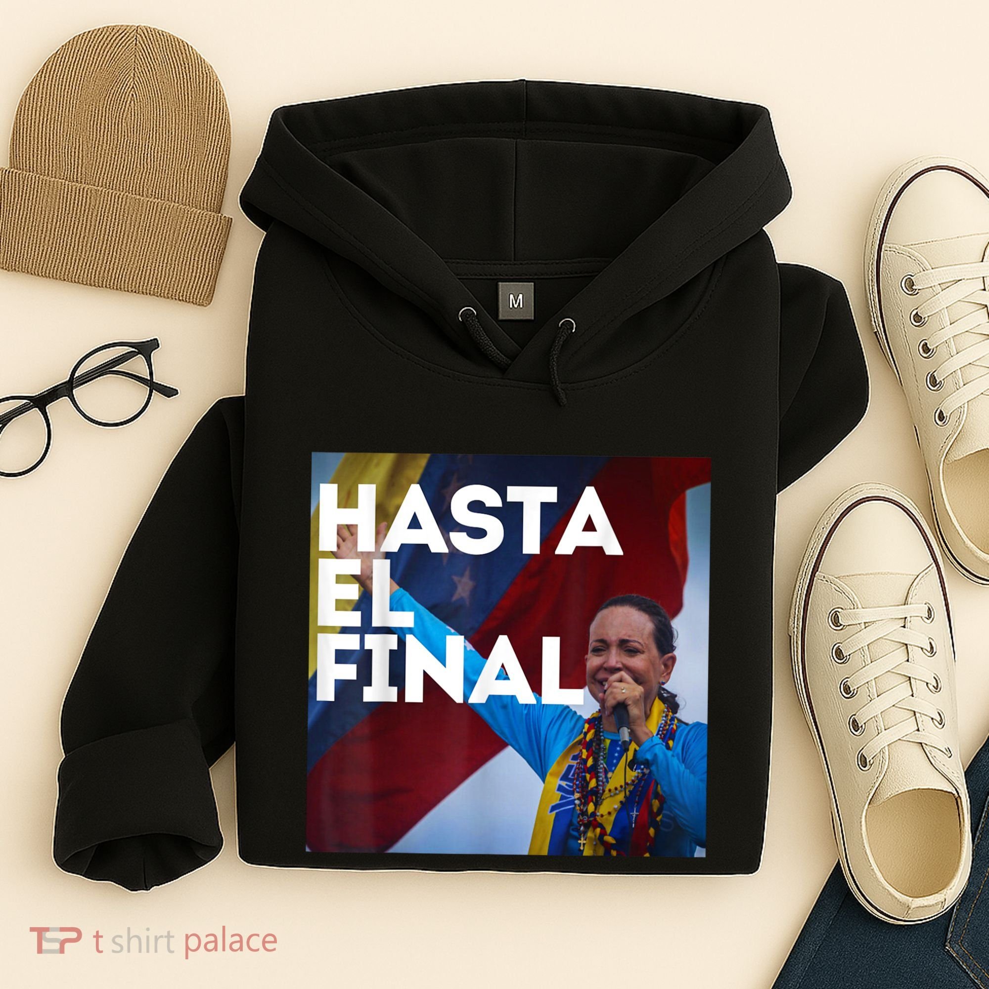 Hasta El Final Maria Corina Venezuela Libre Hoodie