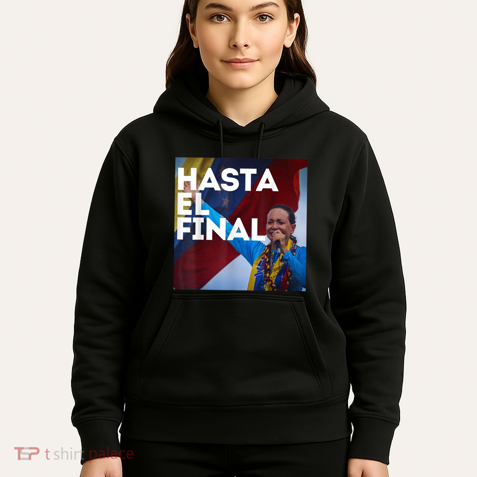 Hasta El Final Maria Corina Venezuela Libre Hoodie
