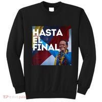 Hasta El Final Maria Corina Venezuela Libre Sweatshirt thumb 0