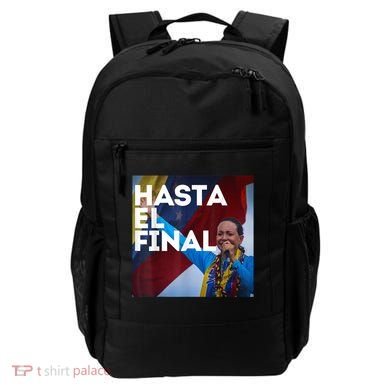 Hasta El Final Maria Corina Venezuela Libre Backpack