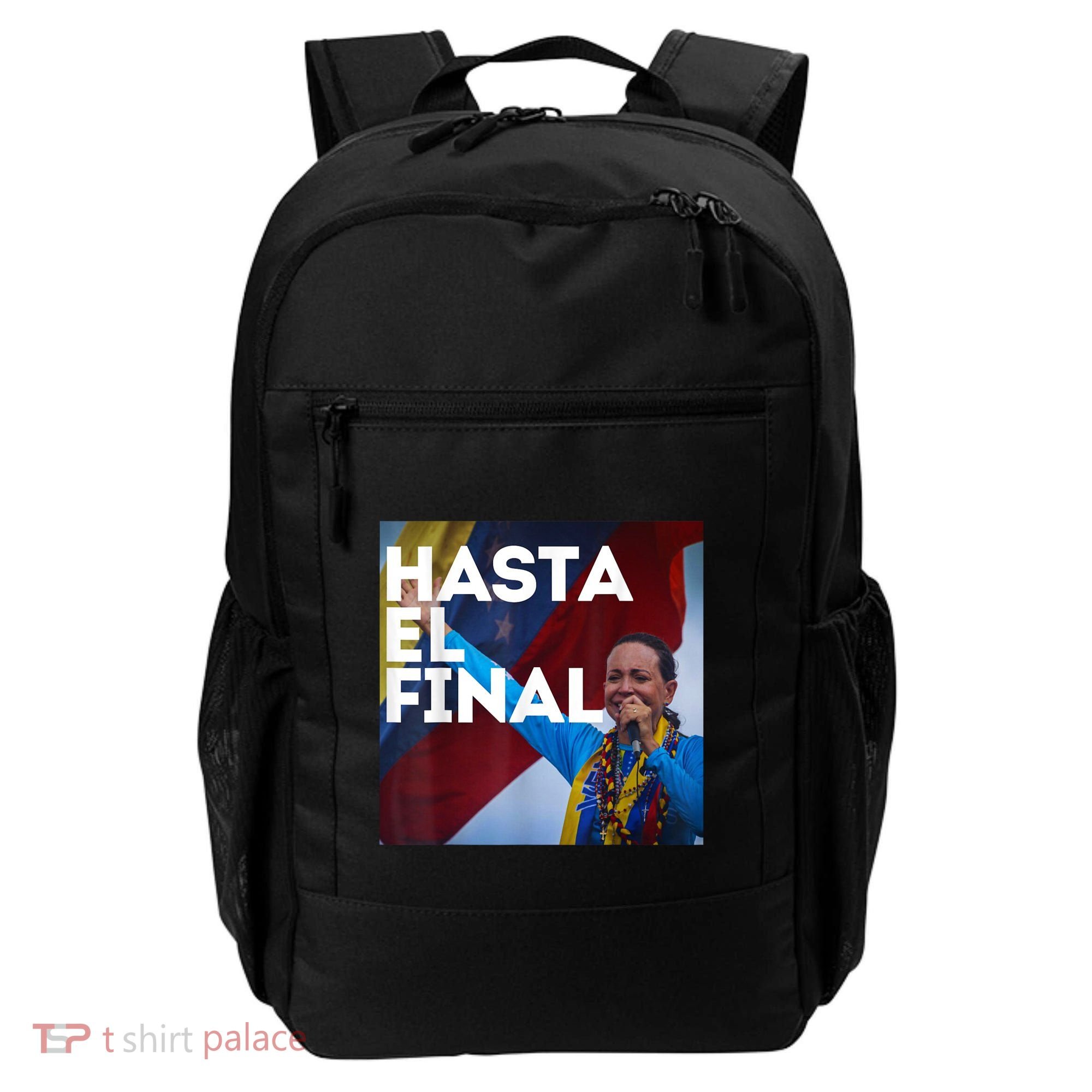 Hasta El Final Maria Corina Venezuela Libre Backpack