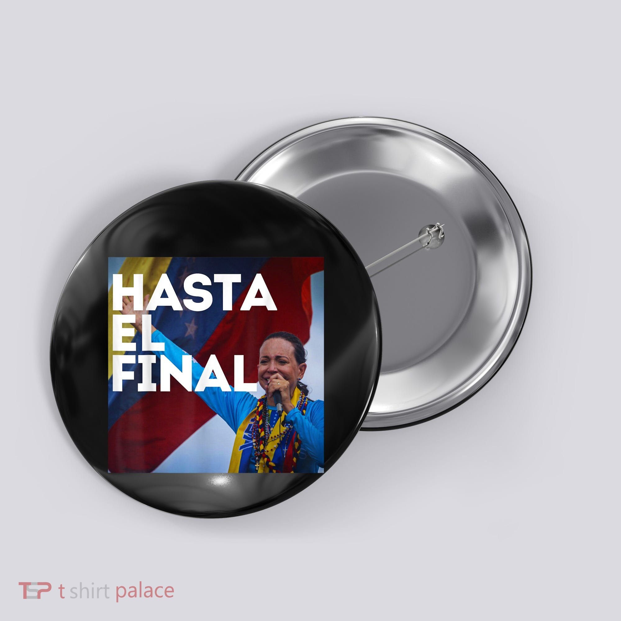 Hasta El Final Maria Corina Venezuela Libre Button