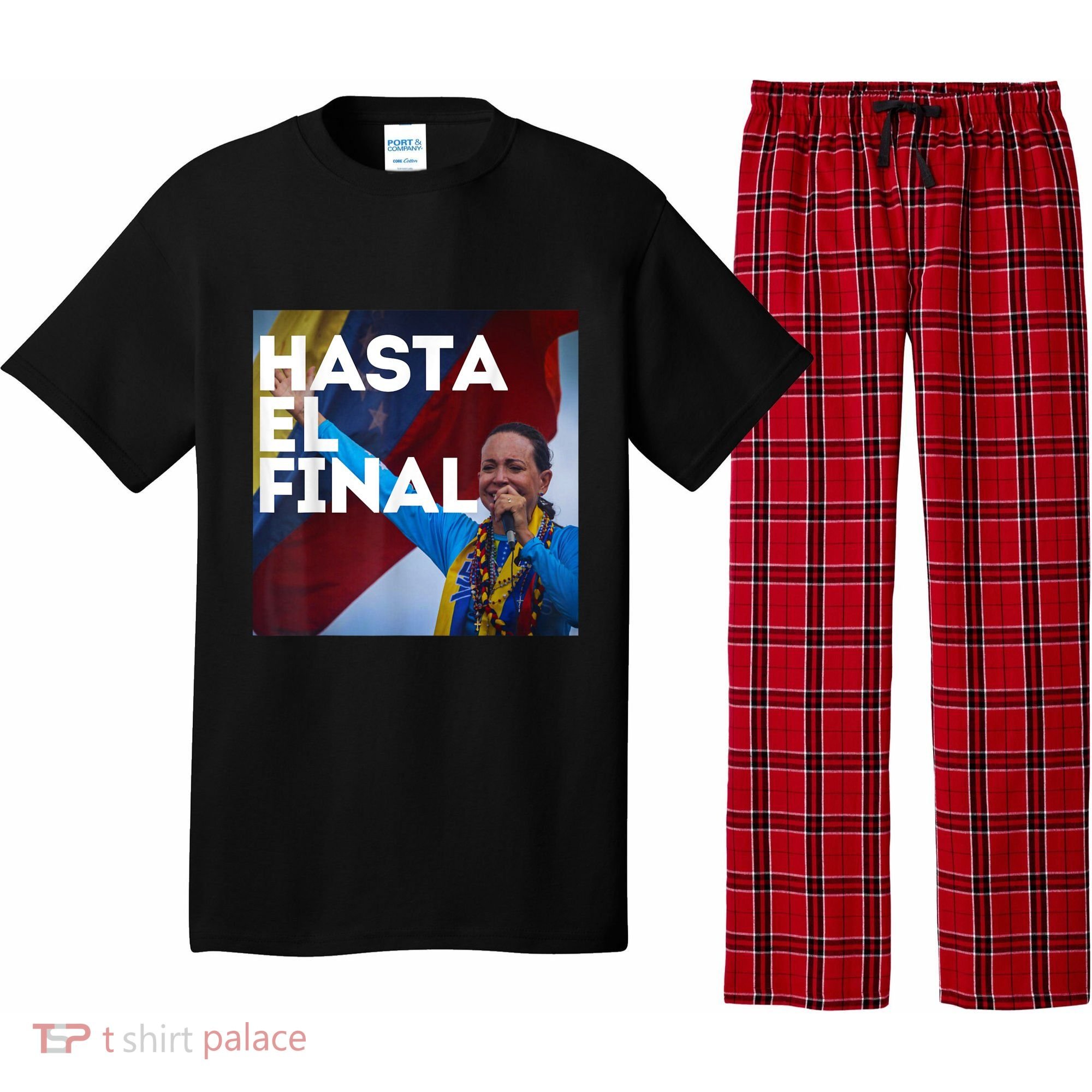 Hasta El Final Maria Corina Venezuela Libre Pajama Set