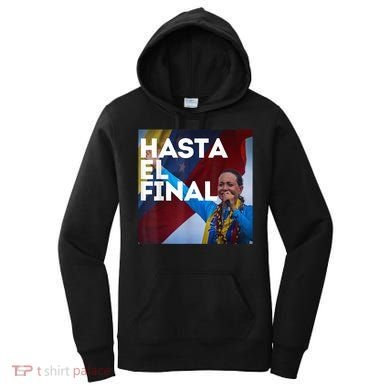 Hasta El Final Maria Corina Venezuela Libre Women's Hoodie