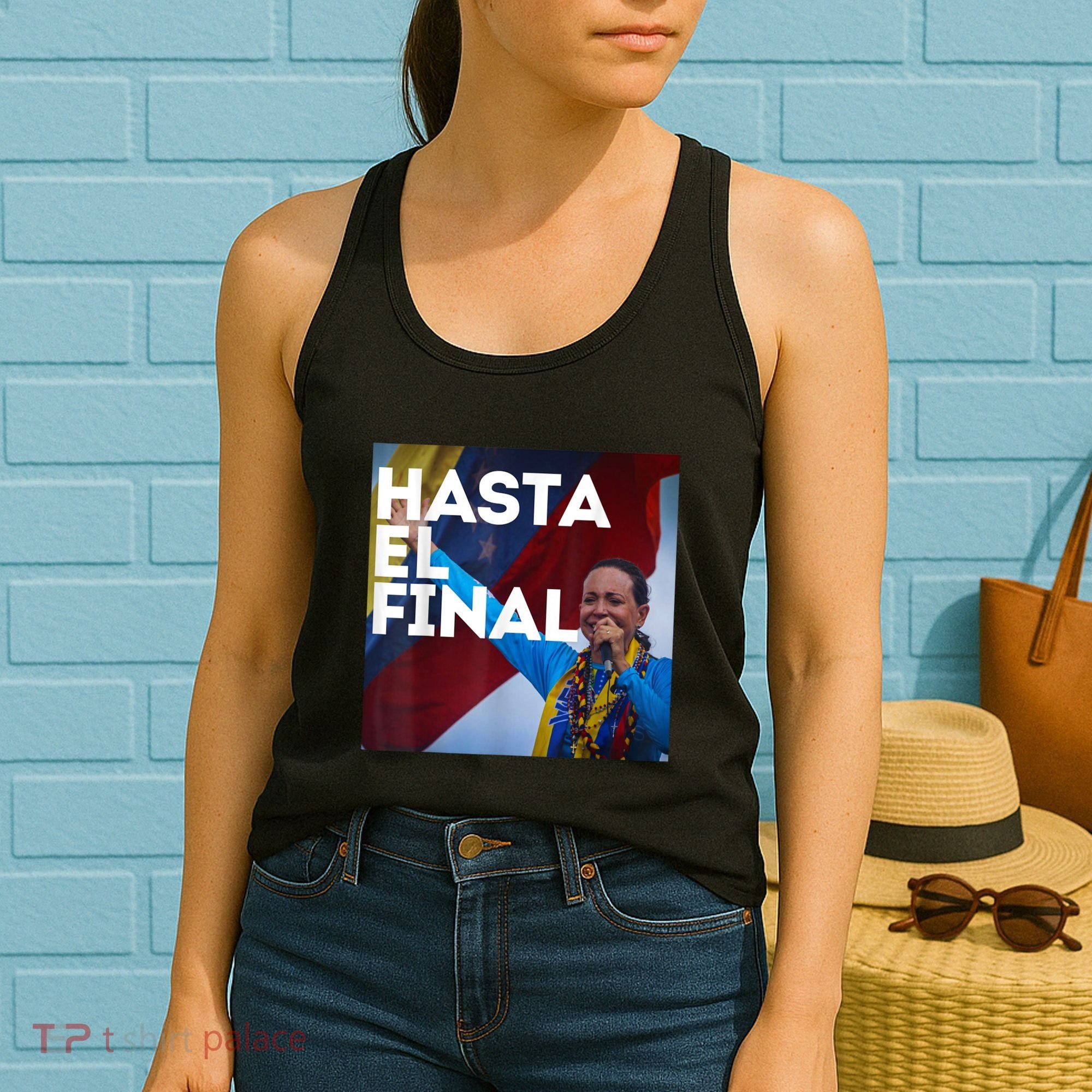 Hasta El Final Maria Corina Venezuela Libre Women's Tank Top