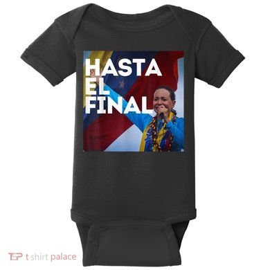 Hasta El Final Maria Corina Venezuela Libre Baby Bodysuit