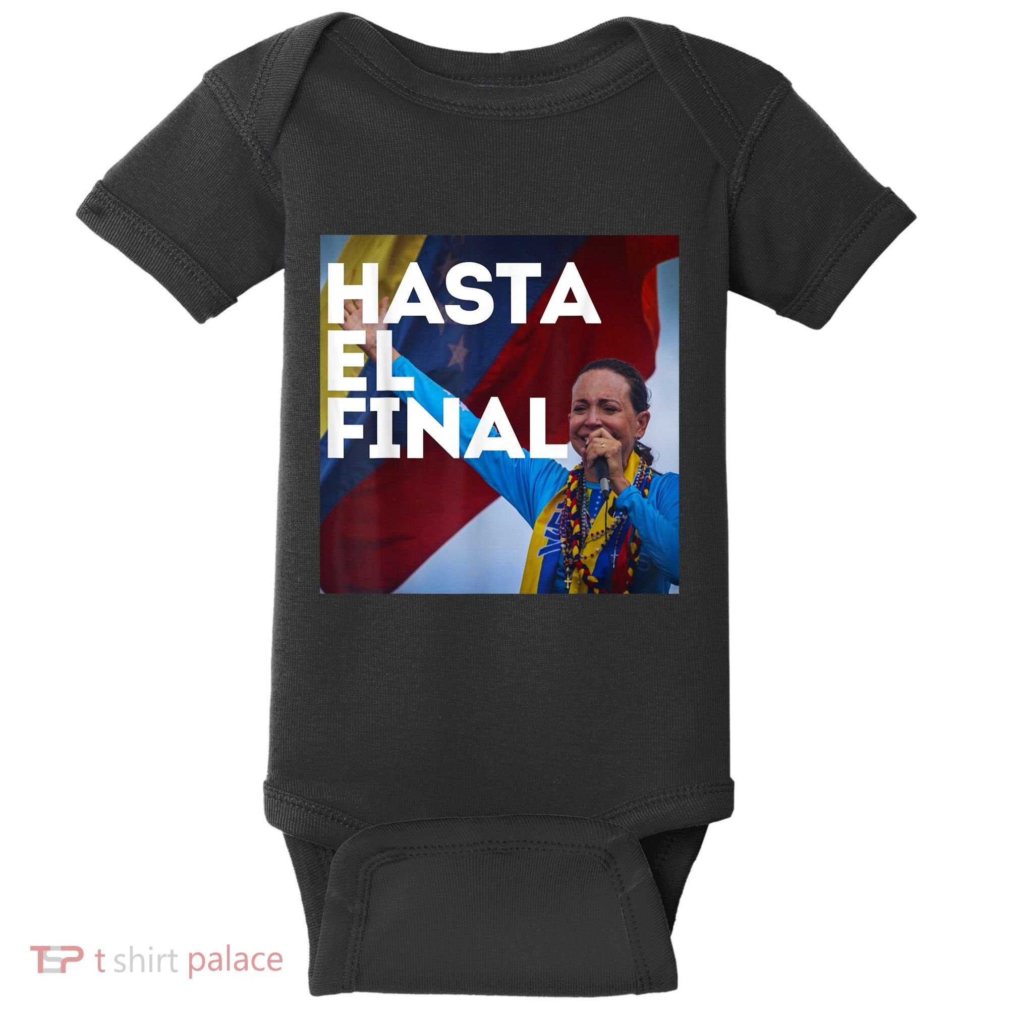 Hasta El Final Maria Corina Venezuela Libre Baby Bodysuit