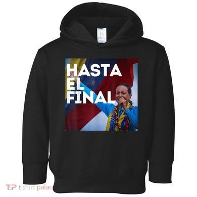 Hasta El Final Maria Corina Venezuela Libre Toddler Hoodie