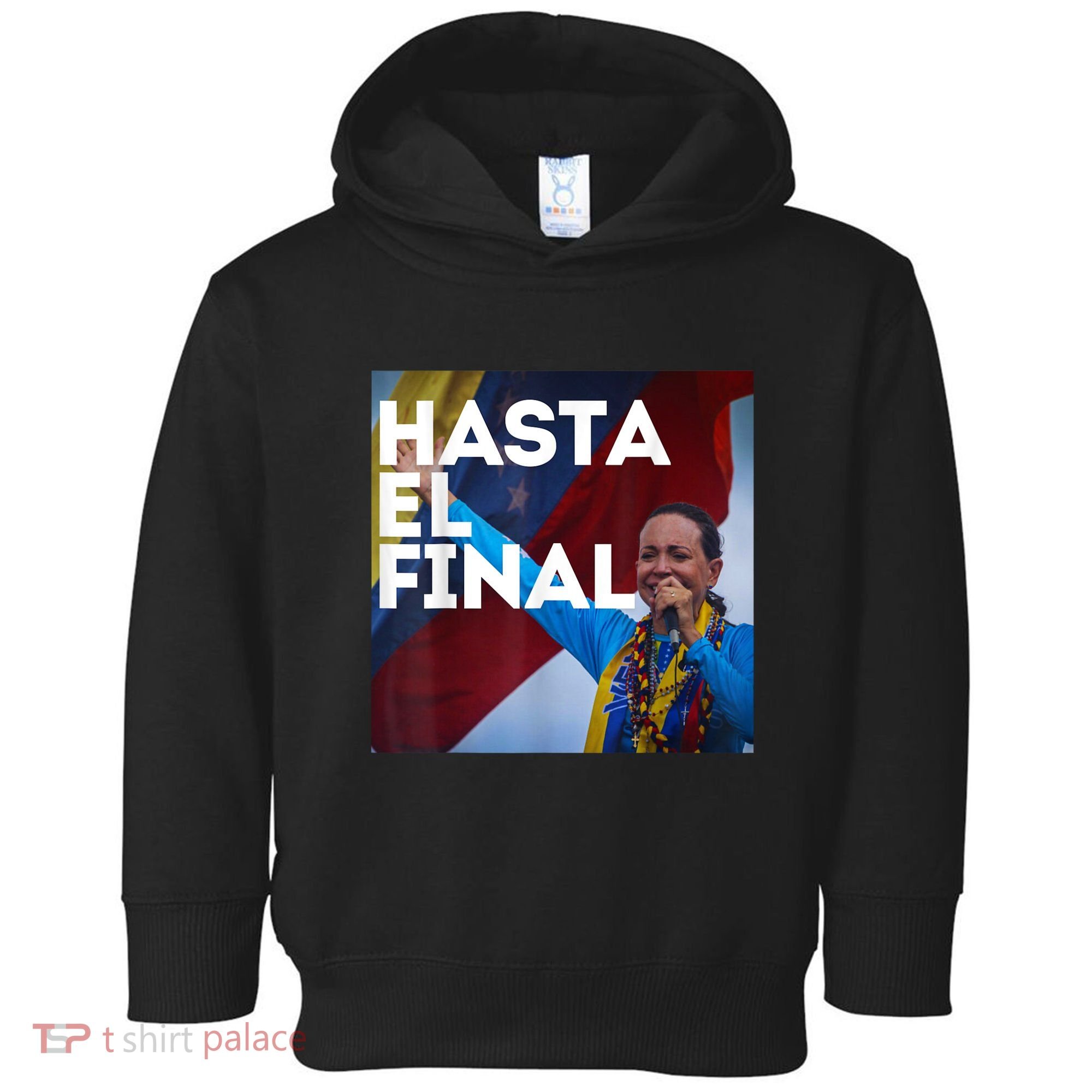 Hasta El Final Maria Corina Venezuela Libre Toddler Hoodie