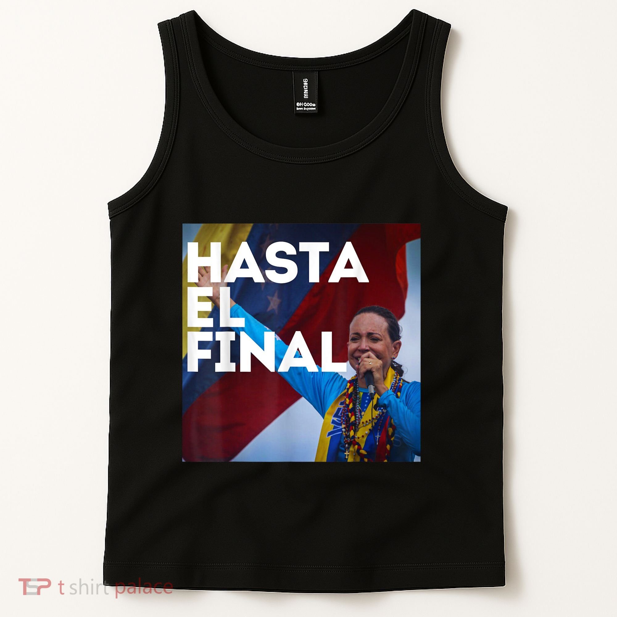 Hasta El Final Maria Corina Venezuela Libre Tank Top
