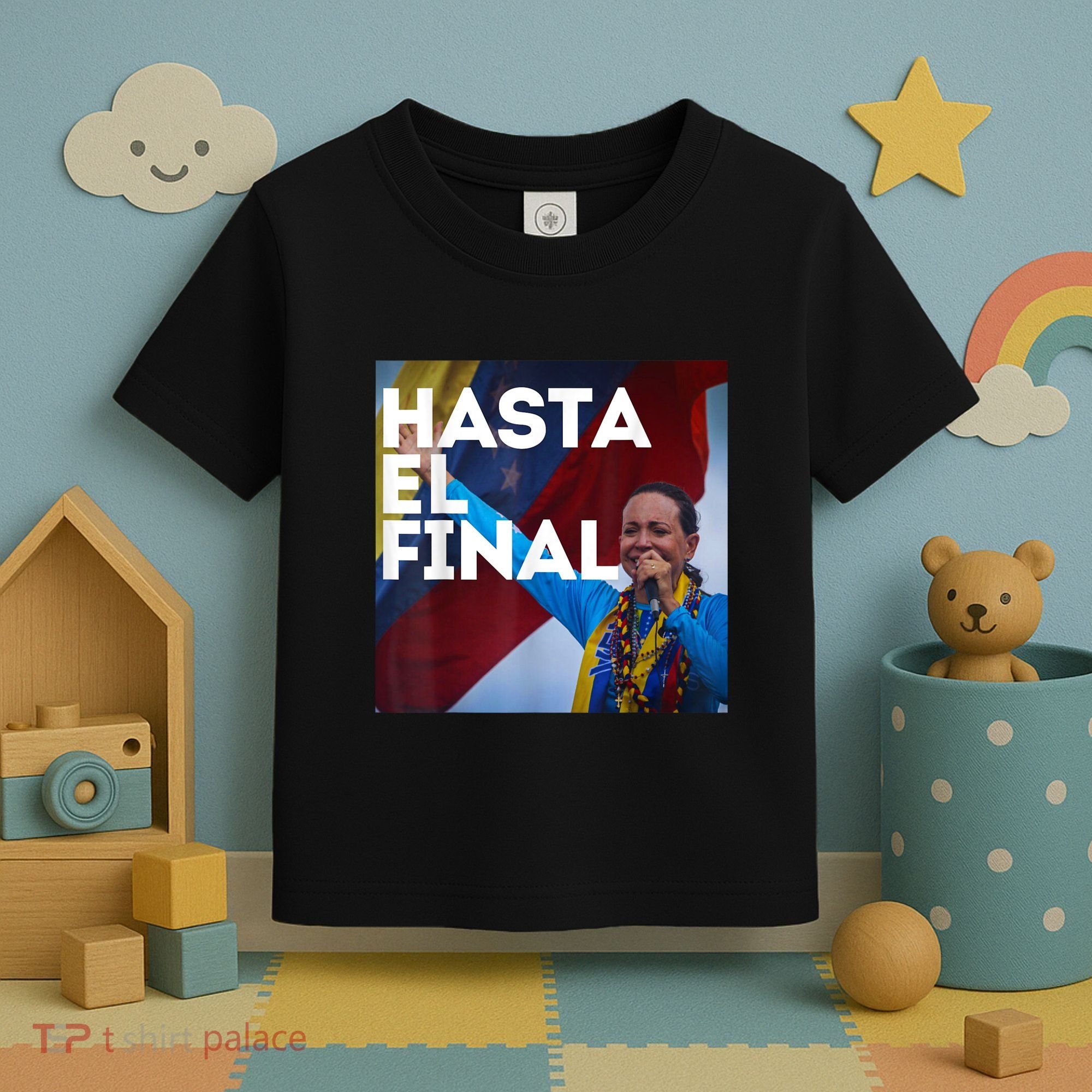 Hasta El Final Maria Corina Venezuela Libre Toddler T-Shirt