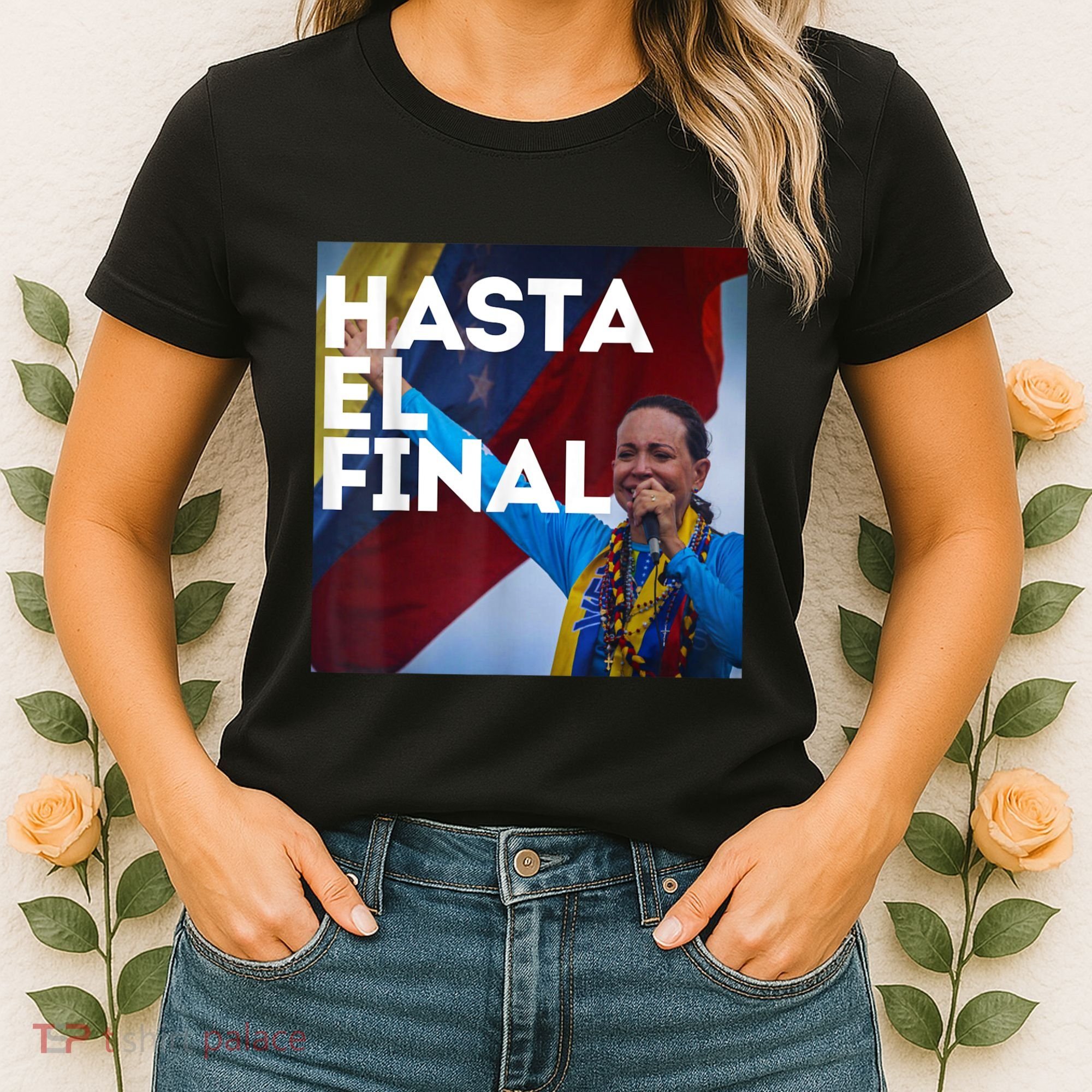 Hasta El Final Maria Corina Venezuela Libre Women's T-Shirt