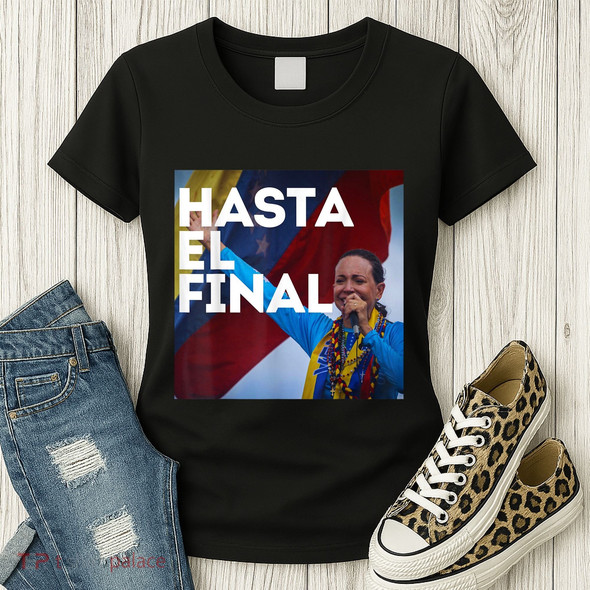 Hasta El Final Maria Corina Venezuela Libre Women's T-Shirt
