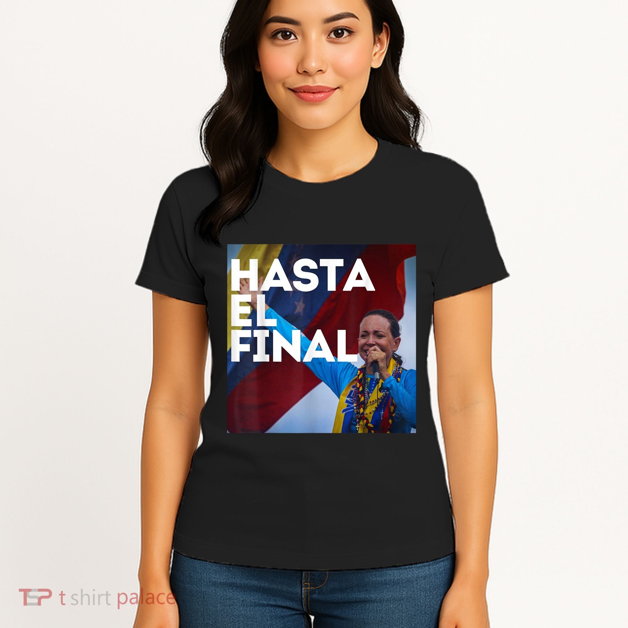 Hasta El Final Maria Corina Venezuela Libre Women's T-Shirt
