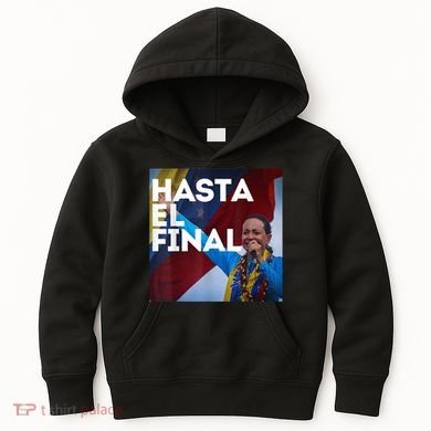 Hasta El Final Maria Corina Venezuela Libre Kids Hoodie