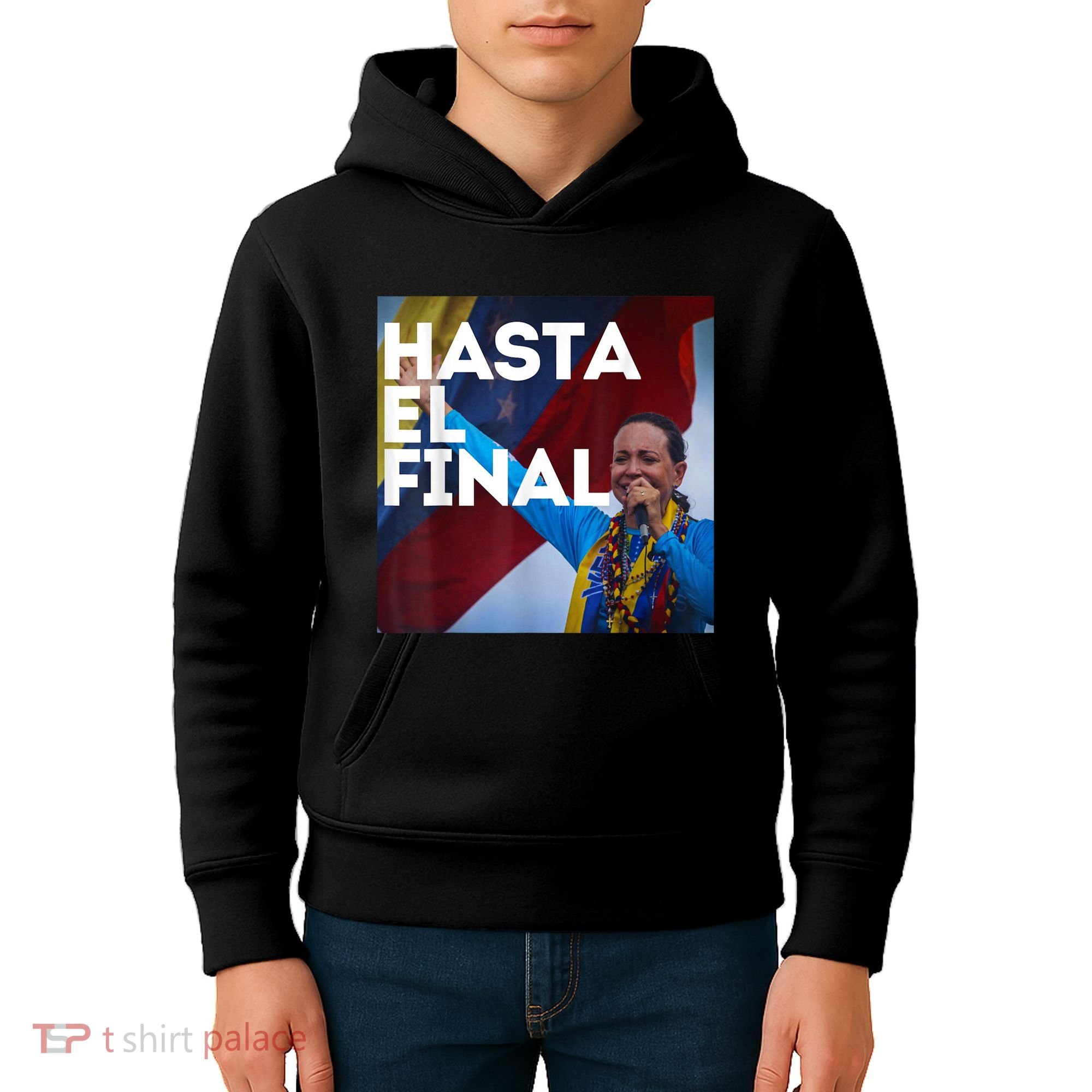 Hasta El Final Maria Corina Venezuela Libre Kids Hoodie