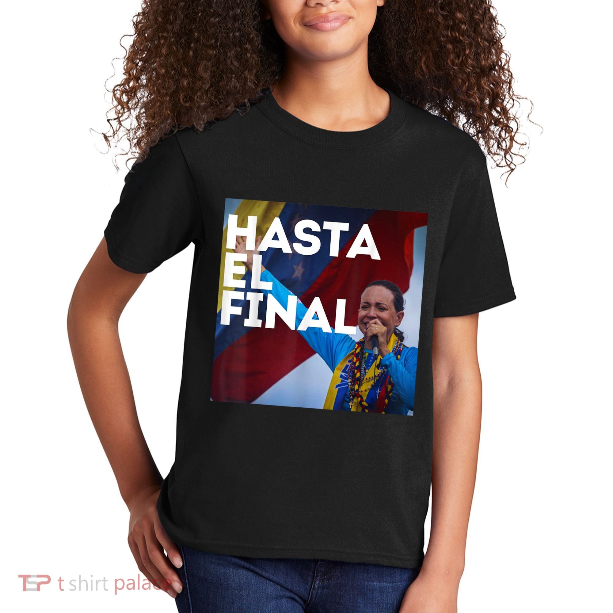 Hasta El Final Maria Corina Venezuela Libre Kids T-Shirt
