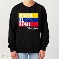Hasta El Final Maria Corina Venezuela Libre Flag Women's Sweatshirt thumb 0