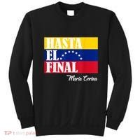 Hasta El Final Maria Corina Venezuela Libre Flag Sweatshirt thumb 0