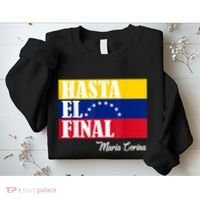 Hasta El Final Maria Corina Venezuela Libre Flag Sweatshirt thumb 2