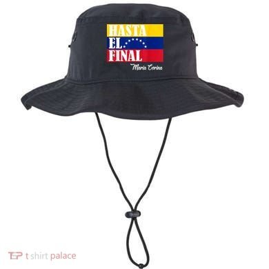 Hasta El Final Maria Corina Venezuela Libre Flag Bucket Hat