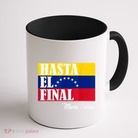 Hasta El Final Maria Corina Venezuela Libre Flag Coffee Mug thumb 1