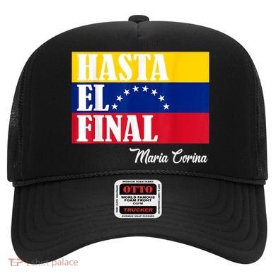 Hasta El Final Maria Corina Venezuela Libre Flag Hat