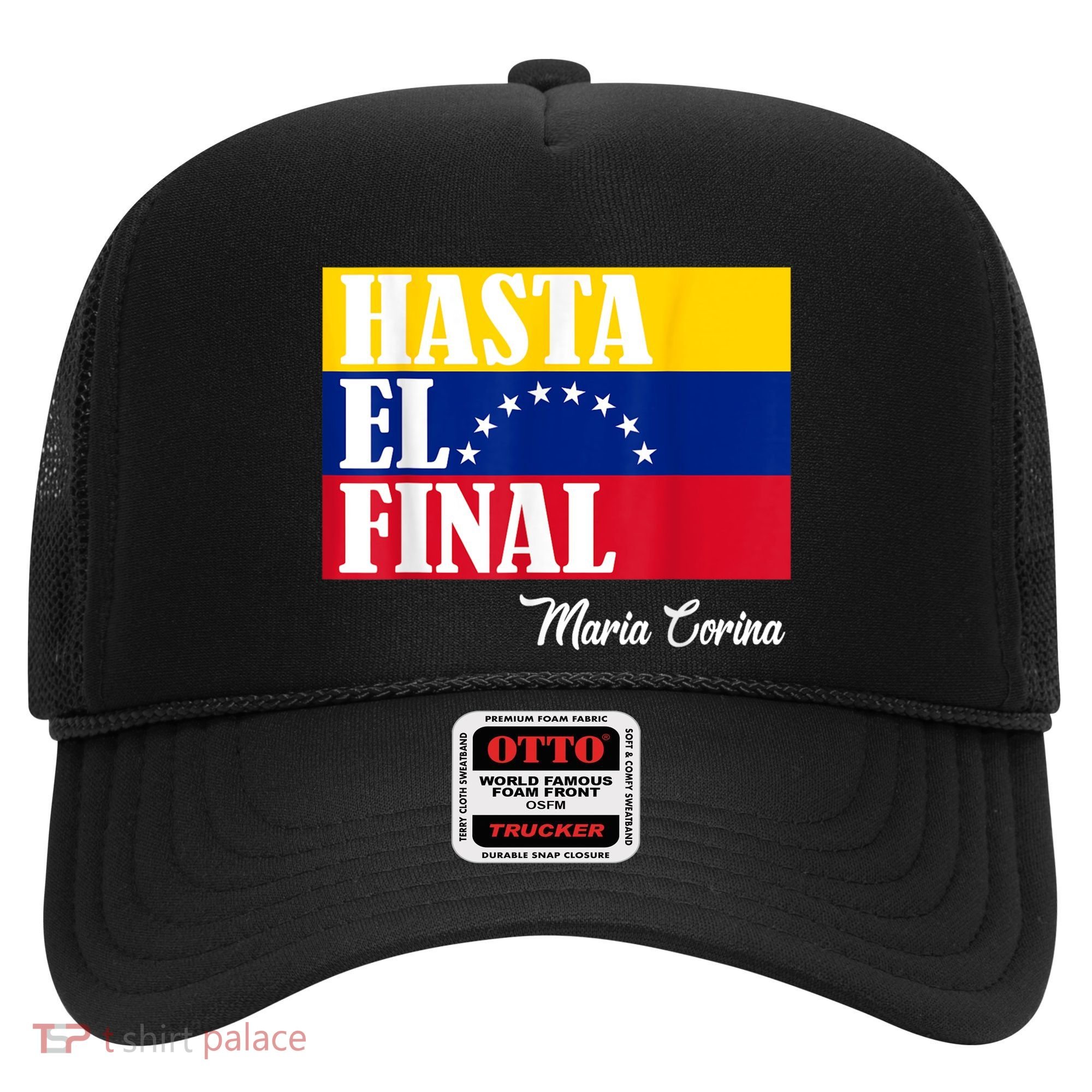 Hasta El Final Maria Corina Venezuela Libre Flag Hat