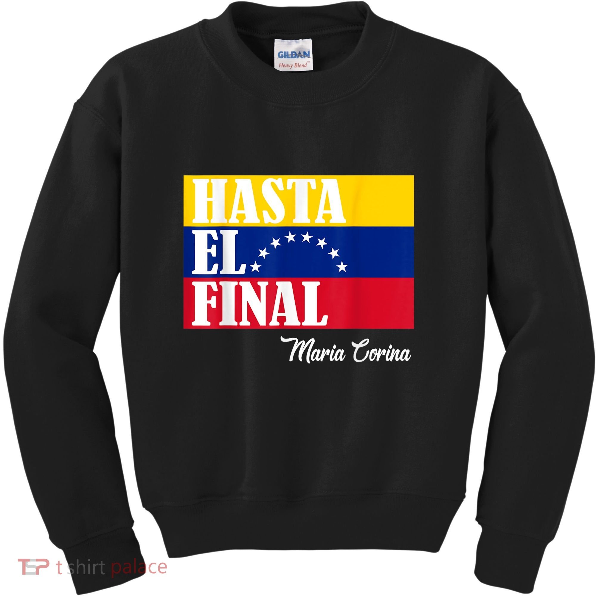 Hasta El Final Maria Corina Venezuela Libre Flag Kids Sweatshirt