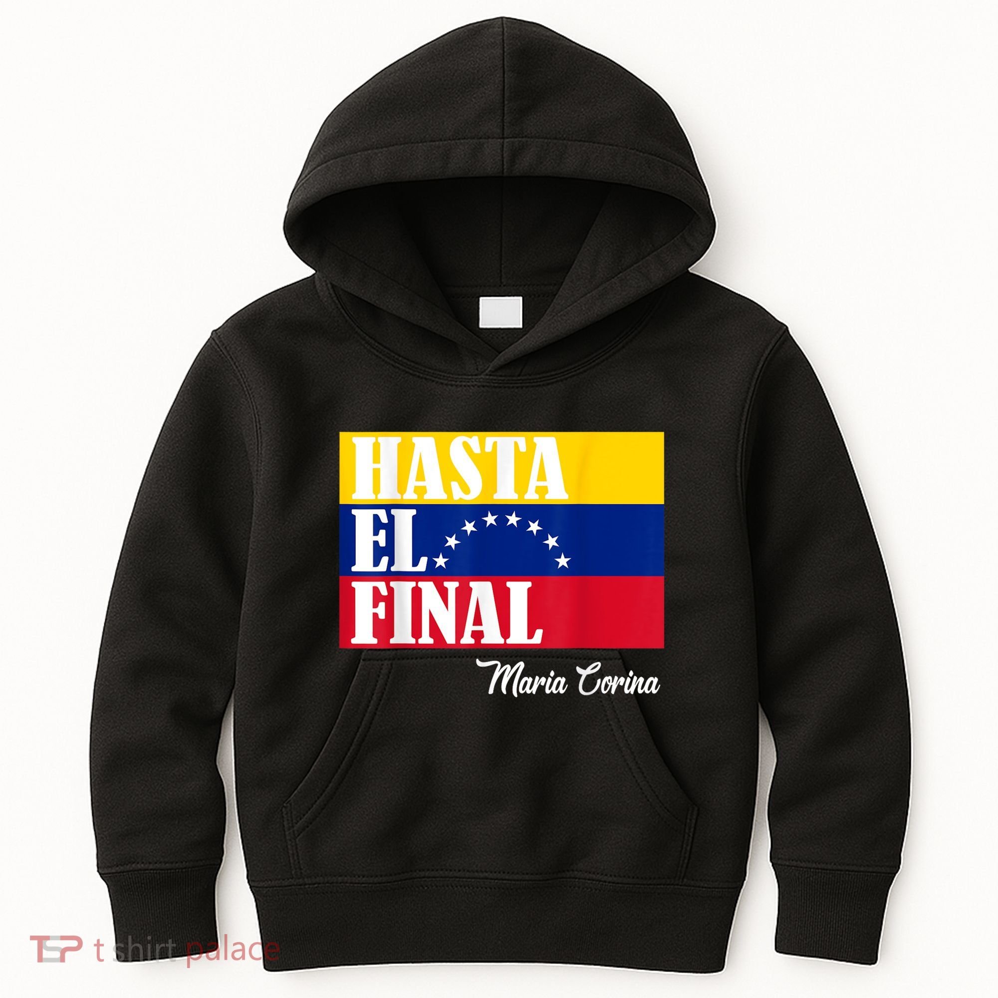 Hasta El Final Maria Corina Venezuela Libre Flag Kids Hoodie