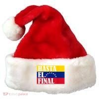 Hasta El Final Maria Corina Venezuela Libre Flag Santa Hat thumb 0