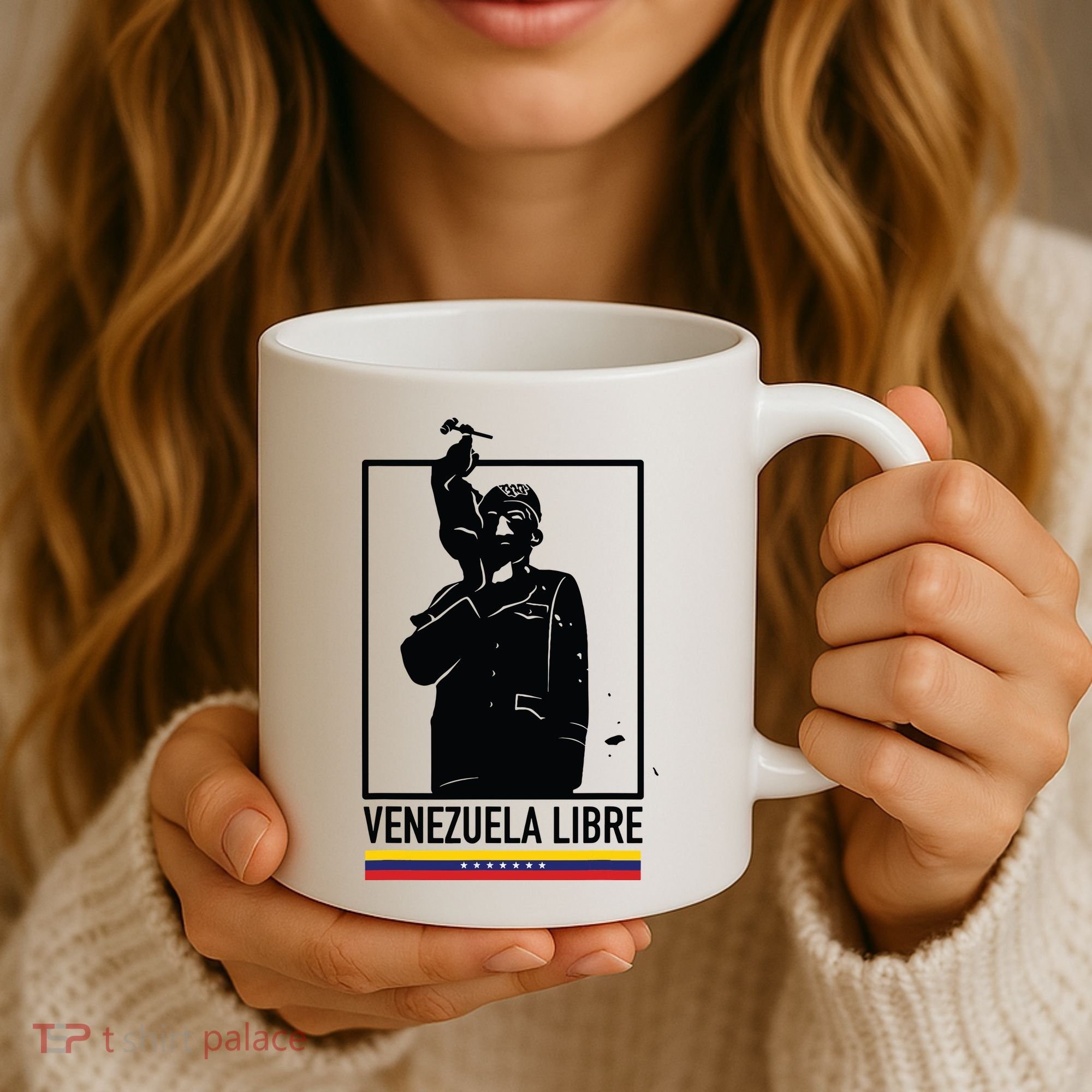 Hasta El Final Abajo Cadenas Venezuela Libre Coffee Mug