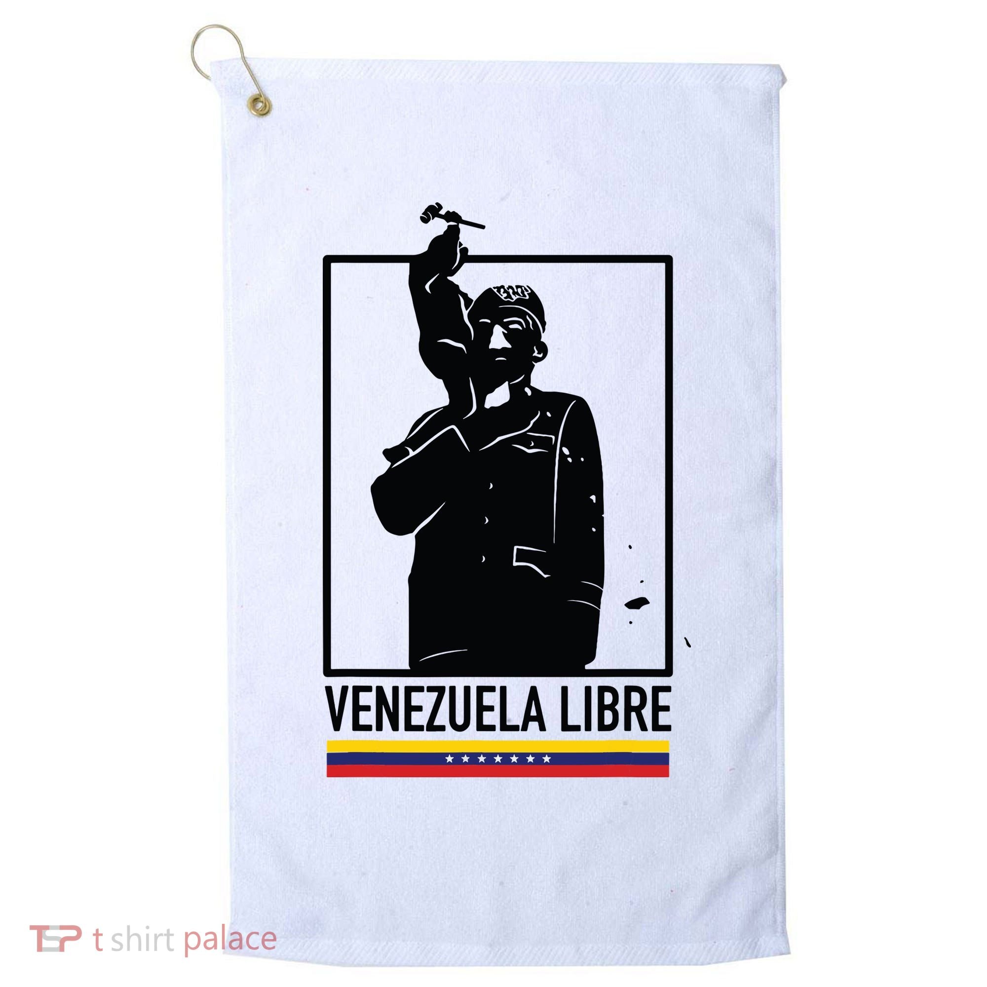 Hasta El Final Abajo Cadenas Venezuela Libre Golf Towel