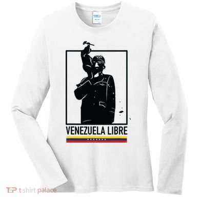 Hasta El Final Abajo Cadenas Venezuela Libre Women's Long Sleeve Shirt
